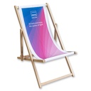 Liegestuhl violett/blau