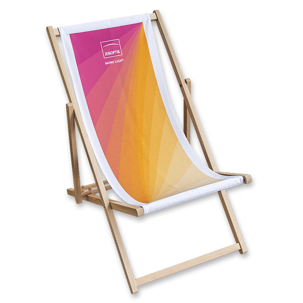 Liegestuhl orange/violett 