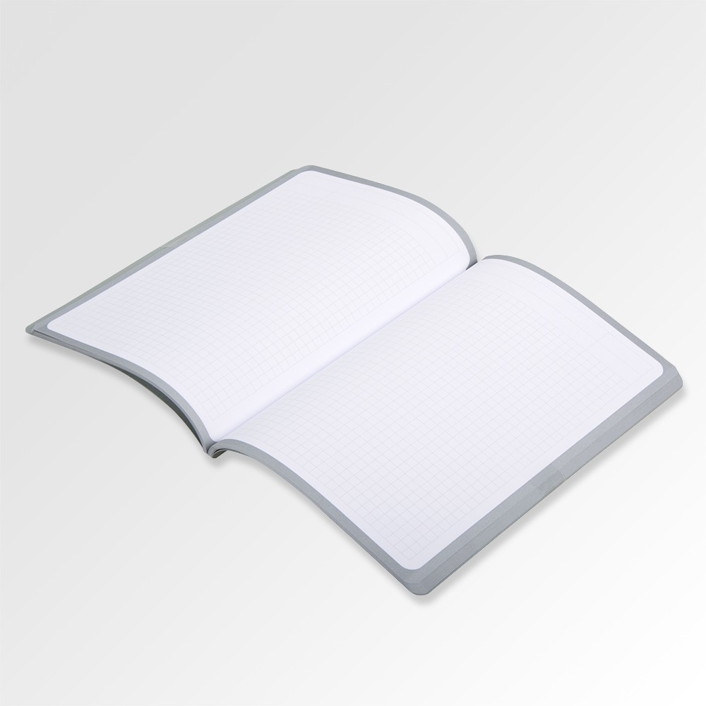 Schreibblock A5 mit Softcover grau 