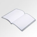 Schreibblock A5 mit Softcover grau 