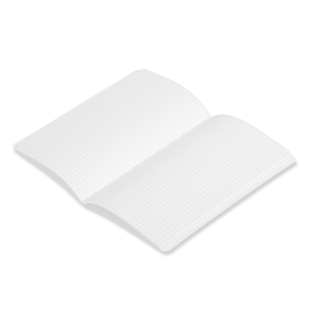 Softcover-Notizbuch violett-orange