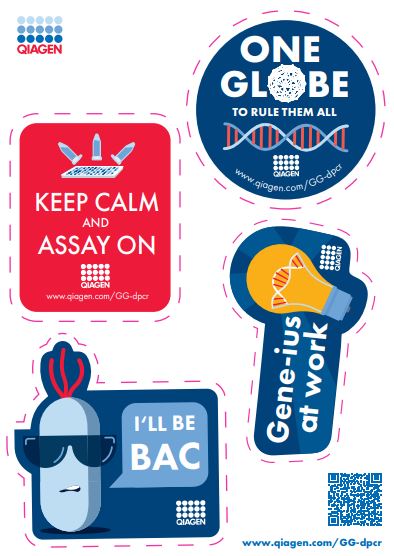 GeneGlobe Sticker Sheets (QPRO-18832)