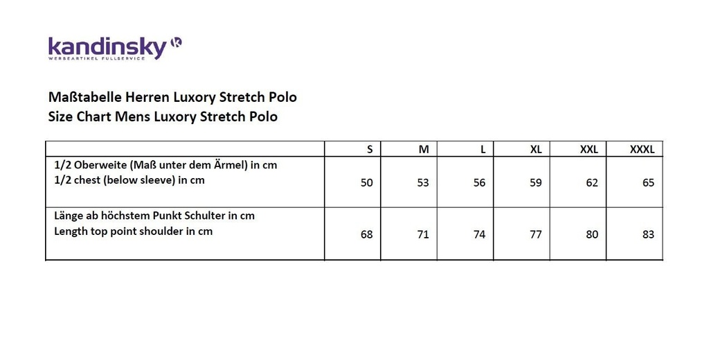 Luxury Stretch Polo Shirt Herren