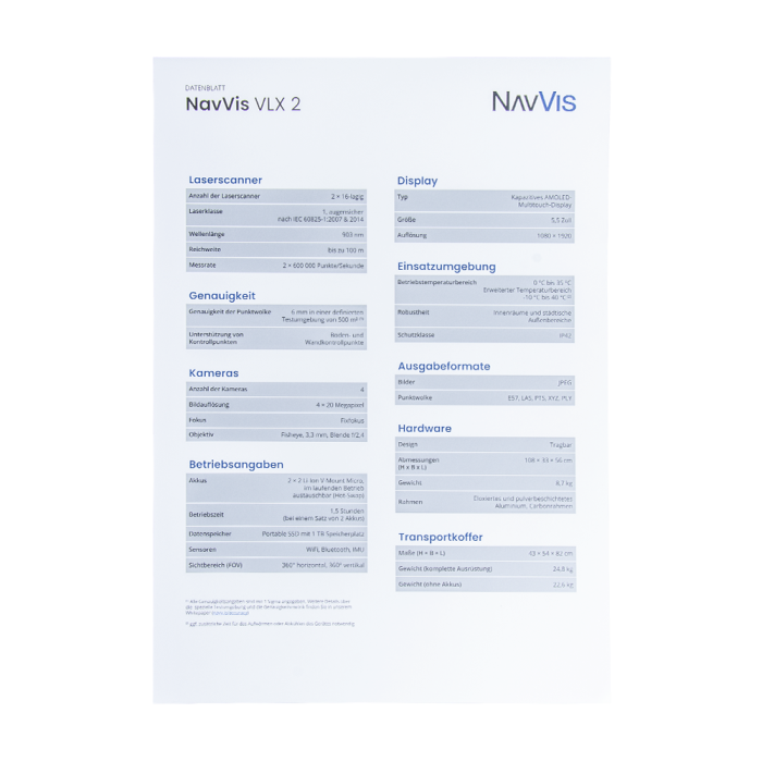 VLX 2 datasheet DE (20 pieces) 