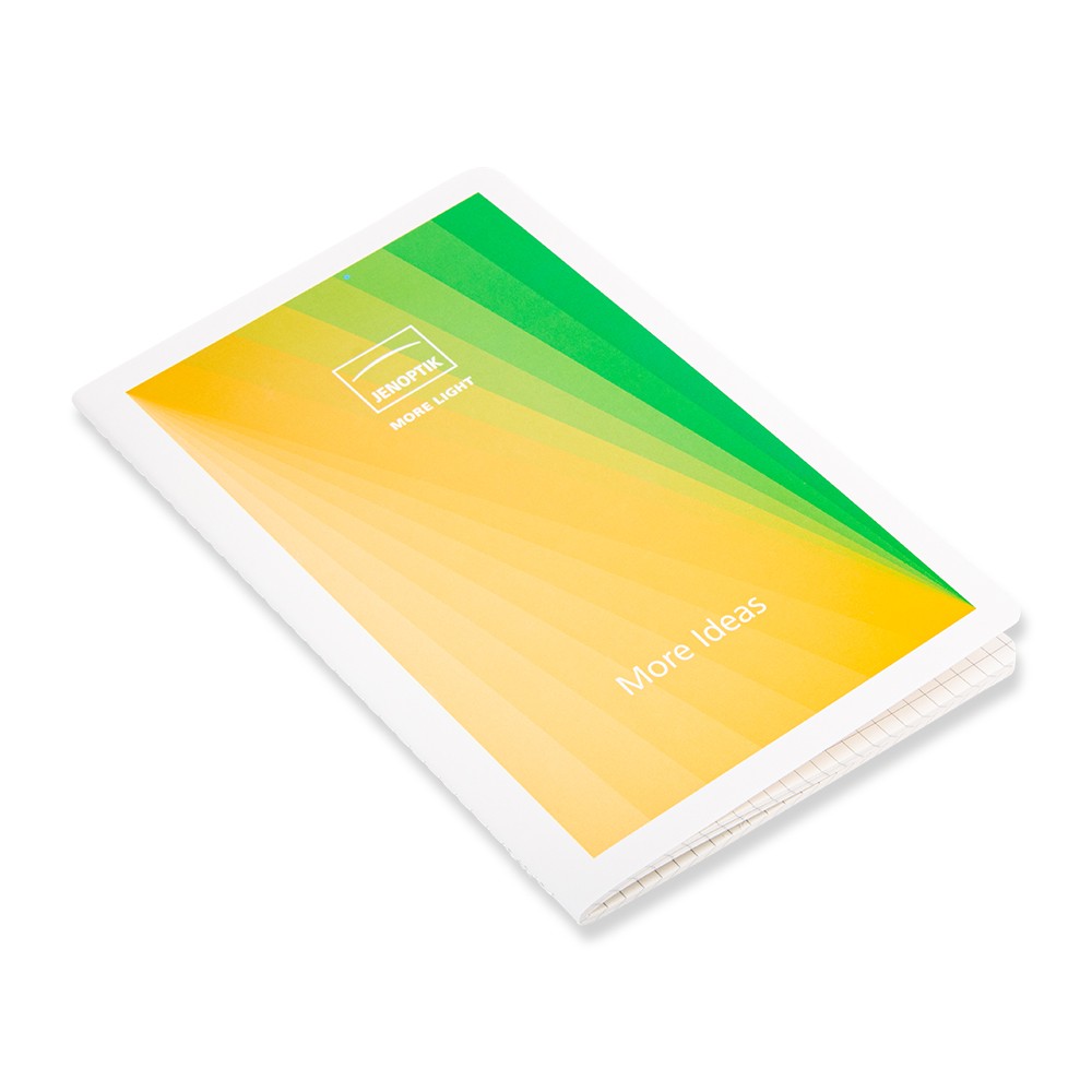 Softcover-Notizbuch grün-gelb