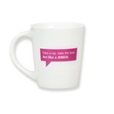 Porzellanbecher pink 