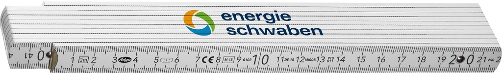 Meterstab, 2 m, energie schwaben 