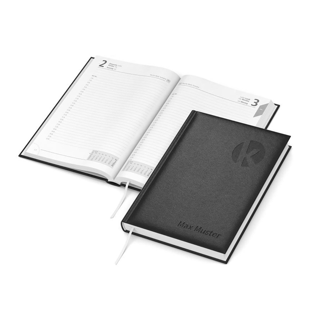 Notizbuch mit Namensprägung