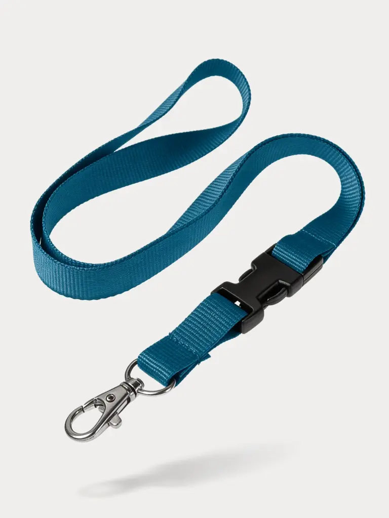 20mm Schlüsselbänder mit Clip-Lock (25 Stück) Sonderaktion - Deep Water Blue