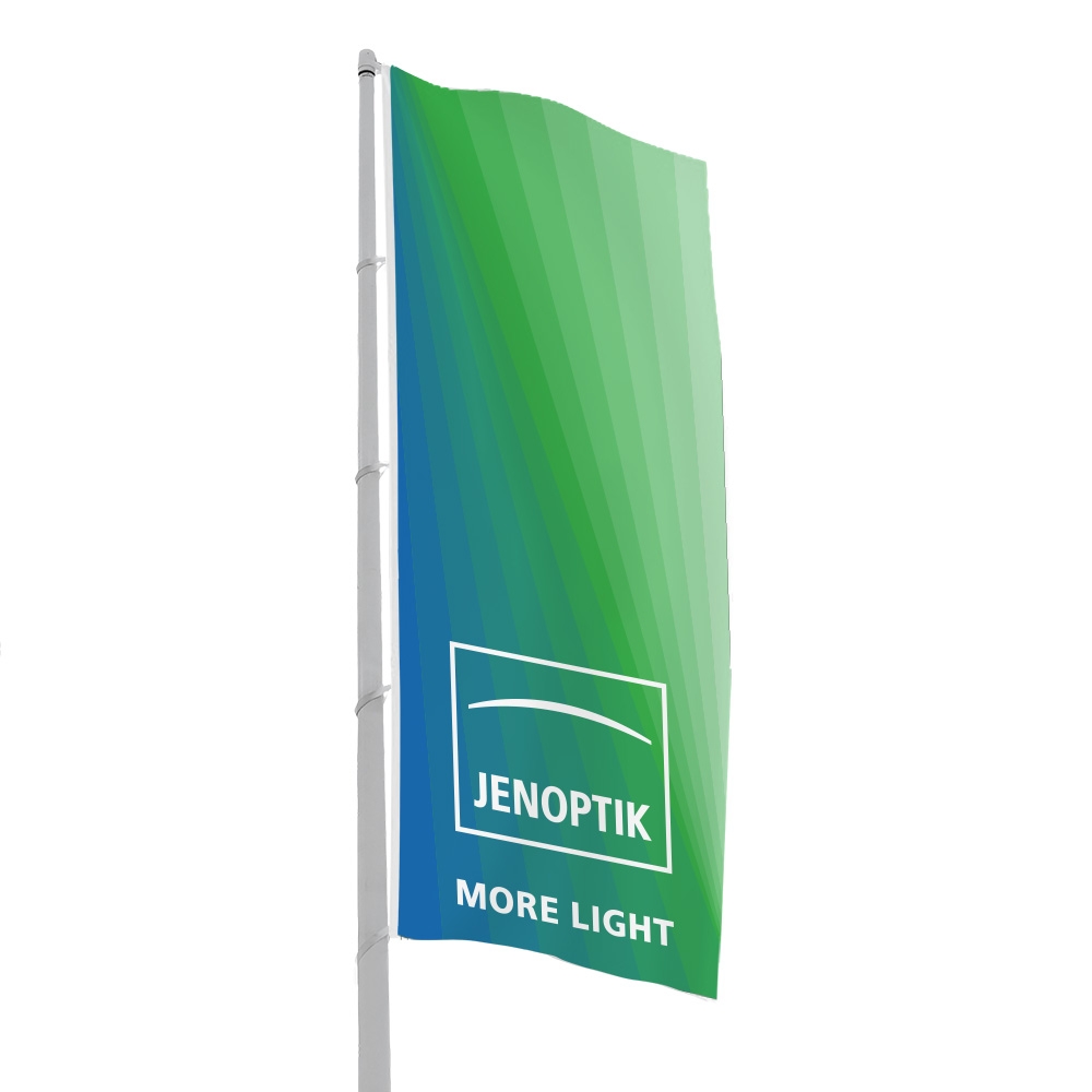 Hochformatflagge