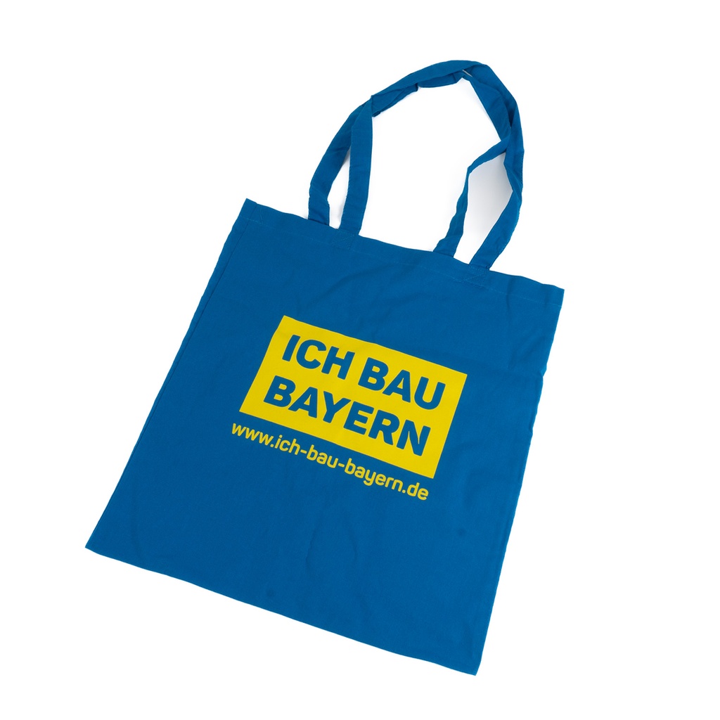 Jutebeutel Blau