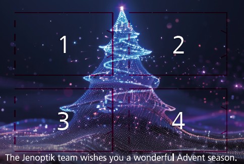 Mini-Adventskalender "XXS" mit 4 Schokotäfelchen von Lindt